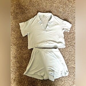 Abercrombie & Fitch Light Blue Two-Piece Set Size Medium Worn Once
